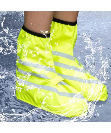 Nogsay Waterproof Overshoes for Bike | Unisex Rain Over Shoes | Reflective Rain Gaiters for Cyclists | Size L 44-46 - Buy Online on GoSupps.com