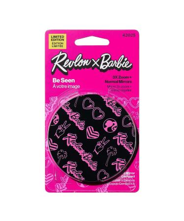Revlon x Barbie Dual Compact Travel Makeup Mirror with 3x Magnification - Buy Online on GoSupps.com