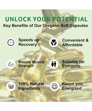WUJECT Oil of Oregano Softgels 180 Count | 2 in 1 Formulated with Black Seed Oil 4X Strength Carvacrol & Thymoquinone | Non-GMO(1 Pack) - Buy Online on GoSupps.com