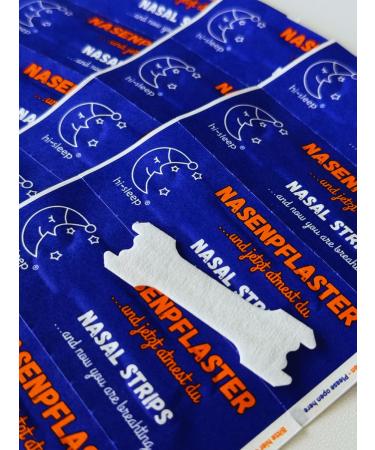 Hi-Sleep 30 Premium Nose Plaster Nasal Stripes - Stop Snoring Breathe Better Sleep Calmly | Effective Snoring Solution for Better Sleep - Buy Online on GoSupps.com