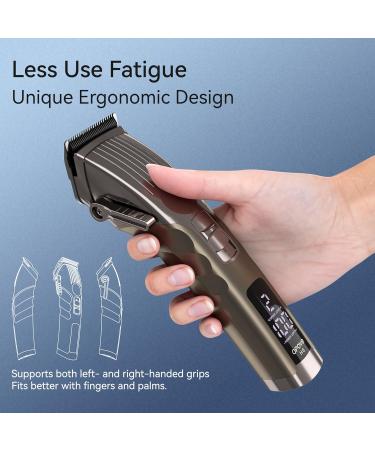 Opove H6 Professional Cordless Hair Clipper - Salon Quality Haircutting Tool for Men Women & Kids (Agate Gray) - International Shipping Available - Buy Online on GoSupps.com