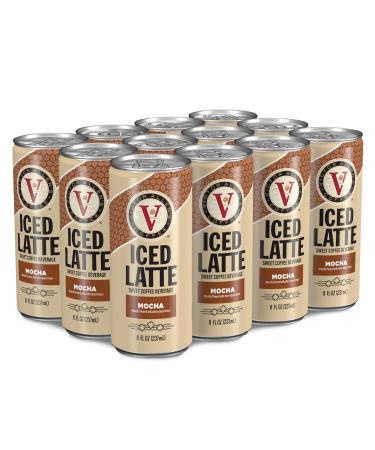 Victor Allen's Coffee Mocha Latte Ready to Drink 12 Pack - 8oz Cans Mocha 8 Fl Oz (Pack of 12)