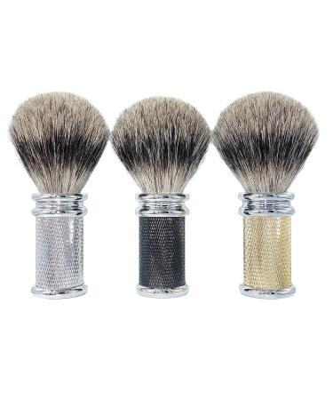 Magyfosia Silvertip Razor Brush | Premium Pure Roof Hair for Men | Black Diamond Handle for Perfect Shaves - Buy Online on GoSupps.com