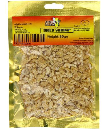 Africa's Finest Dried Shrimp 80g Box of 10-Fd