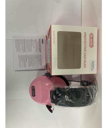 Dr.meter Kids Ear Defenders SNR 27dB Earmuffs - Pink, Noise Blocking, Adjustable Headband for Sleeping and Studying - Buy Online on GoSupps.com