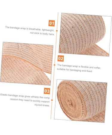 Buy Hemoton 4 Rolls Self-Adhering Sports Knee Wraps & Leg Wraps | Elastic Gauze Tape with Aluminum Buckle - Ideal for Injury Recovery & Support - Buy Online on GoSupps.com