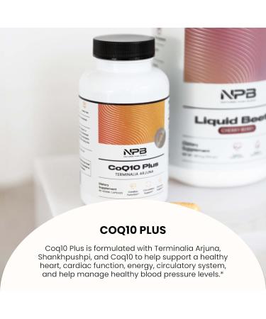 Nature's Pure Blend COQ10 Plus - Premium Nutritional Supplements for Heart Health Blood Pressure Support Energy Boost Antioxidant Protection & Immune Support - Shop Internationally - Buy Online on GoSupps.com
