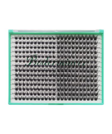 Bodermincer 308pcs XXXL D Curl Cluster Lashes - 10-12-14-16mm Mixed Length DIY Eyelash Extensions for Home Use - Buy Online on GoSupps.com