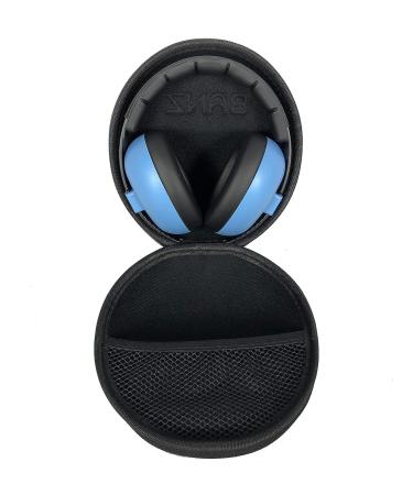 BANZ Baby Earmuffs Case - Premium Hard EVA Case for Baby Size Earmuffs and Bluetooth Headphones - Onyx Black - Buy Online on GoSupps.com