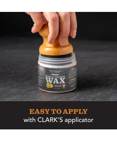 CLARKs Natural Stone Wax | Seal & Protect Soapstone, Slate, Concrete | Carnauba & Beeswax | Kitchen & Bath Countertops | Lemon & Orange Extract | 6oz - Buy Online on GoSupps.com