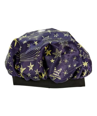 Red by Kiss Kids Reversible Satin Bonnet Sleep Cap for Boys and Girls - Star Design | Silk Night Sleep Cap | Multi Color - Buy Online on GoSupps.com