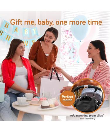 Shop Baby Uma Diaper Bag - Large Capacity Backpack with Diaper Pad & Insulated Bottle Holders | Stylish Black Synthetic Leather for On-the-Go Parents - Buy Online on GoSupps.com