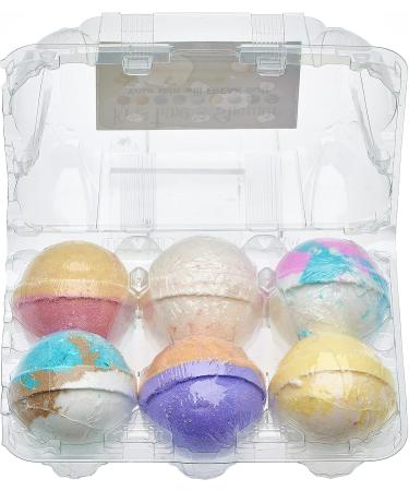 Kristine's Tropical Getaway Shower Bath Bomb 6-Pack - Handmade Shea Butter, Fizzy & Scented, Moisturizing for Sensitive Skin - Relaxing Gifts for Women & Kids - Buy Online on GoSupps.com