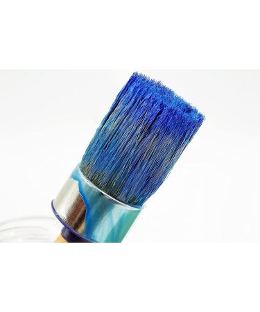 Brietis 2-inch Round Chalk and Wax Paint Brush - Soft Boar Bristles for DIY Furniture and Art Crafts - Water-Based and Reusable - Lightweight and Durable - Buy Online on GoSupps.com