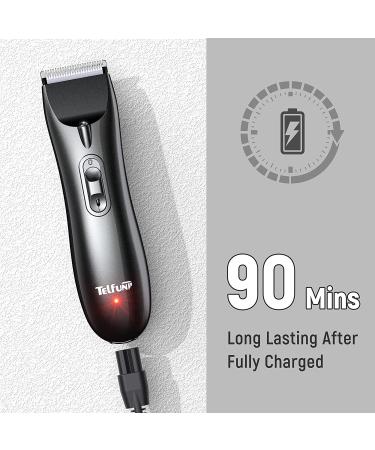Telfun Groin Body Hair Trimmer Electric Ball Shaver for Men & Women - Waterproof Wet/Dry Groomer with Ceramic Blades - Ultimate Male Hygiene Razor - Buy Online on GoSupps.com