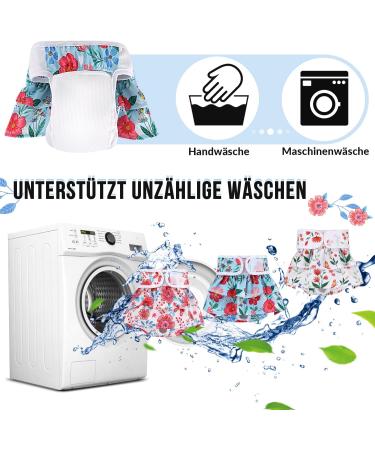 Eyein 3-Piece Washable Dog Diapers for Bitches - High-Suction Stylish Rock Design Velcro & Button Adjustable XS (Newborn-20cm) - Perfect for Your Pet! - Buy Online on GoSupps.com