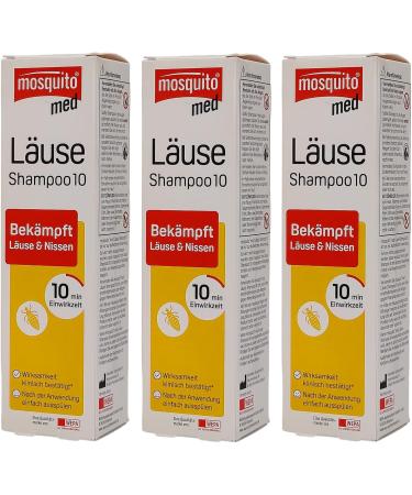 Mosquito Med Lice Shampoo 10 - Effective Lice Treatment & Practical Application | Sparma Set Plus Gift (100 ml 3) - Fast Results for Head Lice & Nits - Buy Online on GoSupps.com