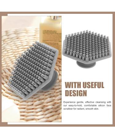 ProCleanse Luxurious Face Scrubber - Gentle Exfoliation with 100% Recycled Silicone for All Skin Types - Durable & Easy to Clean (Gray) - Shop Internationally - Buy Online on GoSupps.com