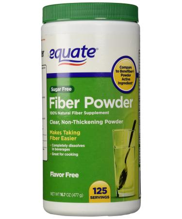 Equate Fiber Powder Clear Soluble - 125 Servings  16.7 oz (1)