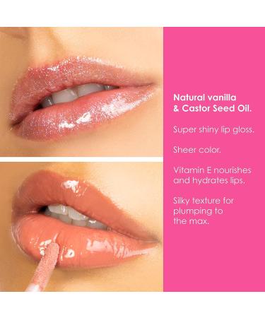 Winky Lux Glossy Boss Lip Gloss - Birthday Cake | Long-Lasting Shine & All-Day Moisture Booster with Vanilla & Castor Seed Oil - 0.14 Oz - Buy Online on GoSupps.com