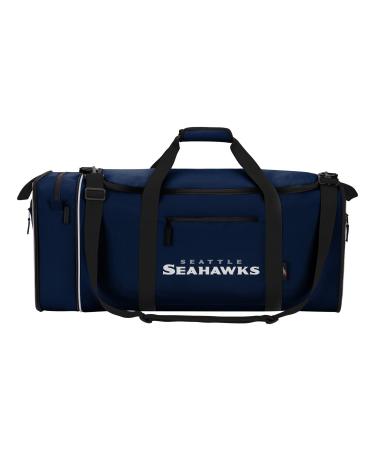 Officially Licensed NFL Steal Duffel Bag, Multi Color, 28" x 11" x 12" Seattle Seahawks