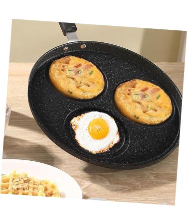 Milisten 2 Pcs Omelet Pan Induction Cooker Pan Mini Skillet Egg Frying Pan Breakfast Skillet Pan Heart Shaped Kitchenware Ceramic Bakeware Omelette Pan 3 Egg Burger Plate Multifunction Iron 39X22X3cmx2pcs Blackx2pcs - Buy Online on GoSupps.com