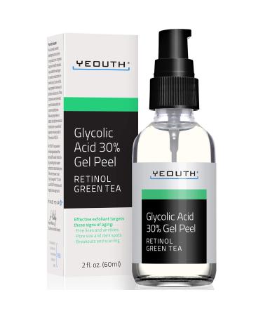 Yeouth Glycolic Acid 30% Gel Peel 2 fl oz (60 ml)
