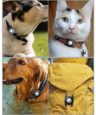 4 Pack Airtag Case Waterproof | OneOnta Airtag Dog Collar | Durable Apple Airtag Holder for Dogs & Cats (2.5cm Width) - Shop Now! - Buy Online on GoSupps.com