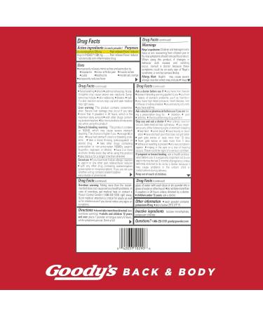 Goody's Back and Body Pain Relief Powder 24 ct (Pack of 4) Orange 24 Count (Pack of 4) - Buy Online on GoSupps.com
