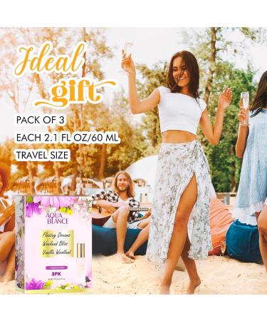 Body Spray Set for Women Each 60ml/2.1 FlOz Travel Size Womens Fragrance Body Spray Three Scents - Vanilla Woodland Lavender Jasmine Raspberry - Buy Online on GoSupps.com