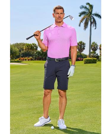 IBKUL Men's Athleisure Wear UPF 50+ Icefil Cooling Tech Polo - Black/White Mini Check - X-Large - Buy Online on GoSupps.com