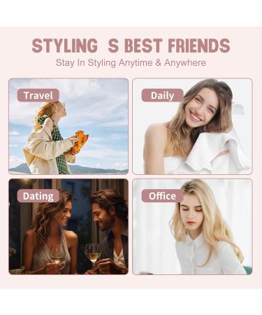 Automatic Curling Iron - 1 Inch Hair Curler with Anti-Tangle & Auto Shut-Off | Fast Heat-Up Ceramic Faceplate for Medium-Length Hair - Buy Online on GoSupps.com