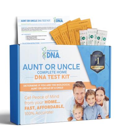 My Forever DNA - Aunt or Uncle DNA Test Kit - Includes All Lab Fees & Shipping to Lab - Up to 46 DNA (Genetic) Markers Tested - Accurate & Confidential