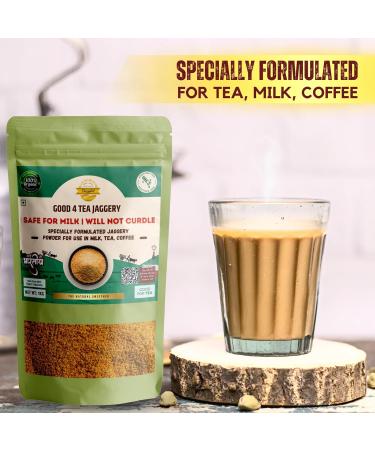 Danodia Foods Good 4 Tea Jaggery Powder 1kg - Natural Sweetener for Tea, Gur Powder - Will Not Curdle Milk - Buy Online on GoSupps.com