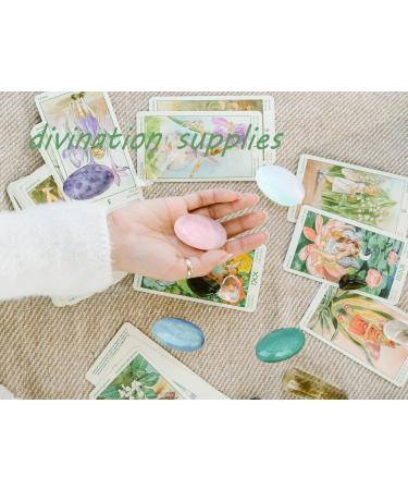 MAIBAOTA 2.4" Amethyst Healing Crystals Gemstones Pocket Polished Gifts Oval Shape Reiki Spiritual Energy Nature Purple Crystal for Women Men Relief Balancing Stress Divination Meditation - Buy Online on GoSupps.com