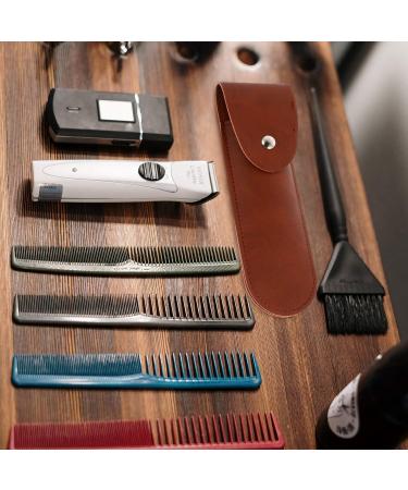 Exceart PU Leather Razor Case - Travel Sheath for Safety Razors | Embroidered Ladies Shaving Bag - Buy Online on GoSupps.com