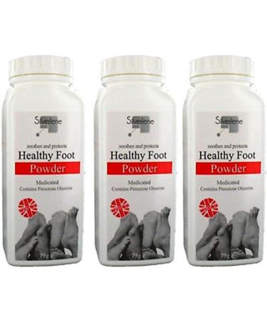 3 x Athletes Healthy Foot Powder 75g - Medicated Anti Fungal Treatment - Buy Online on GoSupps.com