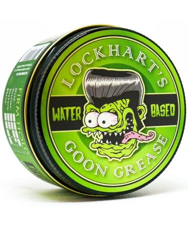 Lockhart's Water-Based Goon Grease Firm Hold Hair Pomade  High Shine (3.7 oz.) 3.7 Ounce (Pack of 1)