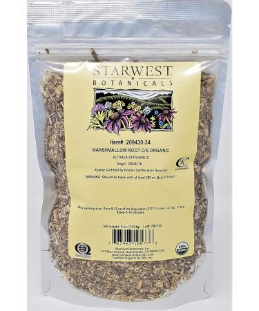 Starwest Botanicals Organic Marshmallow Root - 4 Oz.