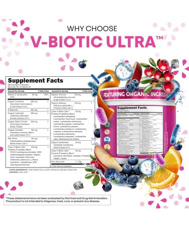 Clean Nutra Vaginal Probiotics for Women + Prebiotics Digestive Enzymes Bromelain Cranberry D Mannose Horsetail Black Cohosh Artichoke Hibiscus Flowers Probiotic for Digestive Health 90 Vegan Capsules 1 - Buy Online on GoSupps.com