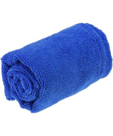 Holiberty Microfiber Super Absorbent Bath Towel & Hair Turban - Quick Drying Blue Shower Cap & Head Wrap for Women - Buy Online on GoSupps.com