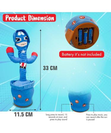 Ava's Toys Dancing Cactus - Plush Singing Superhero Toy for Kids - Buy Online on GoSupps.com