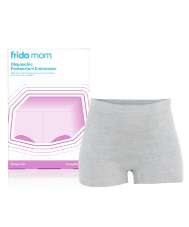 Frida Mom Disposable Postpartum Underwear Grey (Waist 70-107 cm) Boyshort (Waist 70-107 cm) Grey