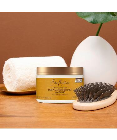 SheaMoisture Curl and Shine Hair Masque & Smoothie - Coconut & Hibiscus Deep Conditioning for Curly Hair | Shop Internationally - Buy Online on GoSupps.com