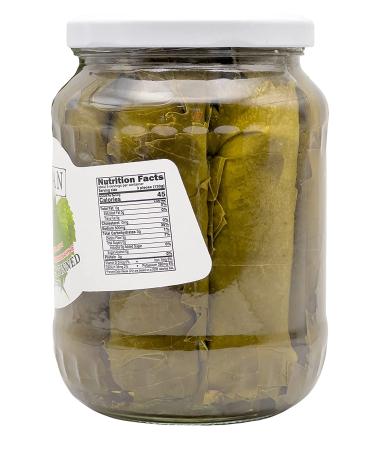 Armenian Premium Grape Leaves 24.7 Ounce Glass Jar 1.54 Pound (Pack of 1) - Buy Online on GoSupps.com