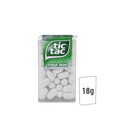 Ferrero Tic Tac Fresh Mint - Mint Flavored Dragees - 36 x 18g Packs - Order Internationally! - Buy Online on GoSupps.com