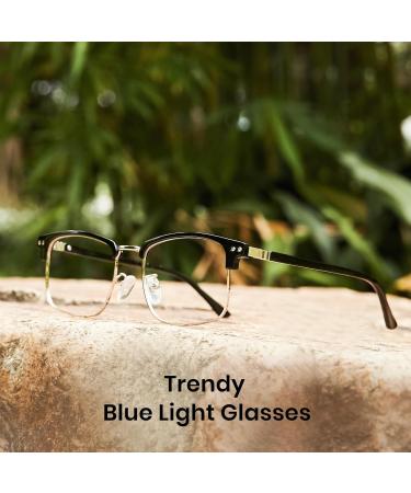 Cyxus Blue Light Filter Glasses - Prescription-Free Safety Glasses for Men & Women | Optimal Screen Protection & Gaming Eyewear - Buy Online on GoSupps.com
