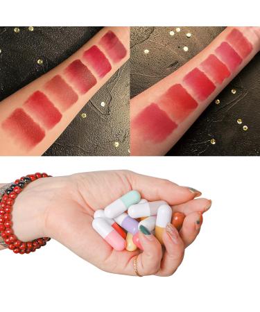 Homeit Lipstick Set for Girls - Waterproof & Portable Mini Lipsticks (12 Colors) in Cute Capsule Form | Matte Finish - Buy Online on GoSupps.com