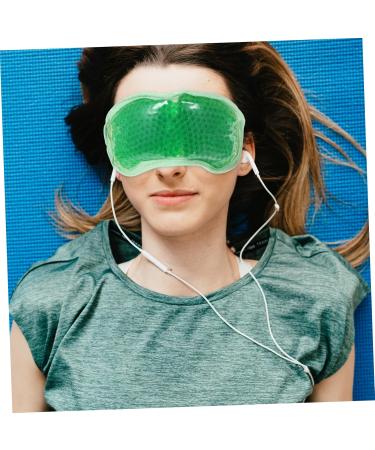 Mikinona Gel Sleep Mask | Hot & Cold Eye Massage | Cooling Migraine Relief & Velvet Comfort - Buy Online on GoSupps.com