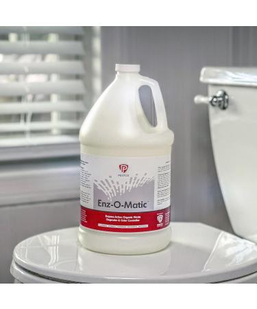 Enz-O-Matic Enzyme Drain Cleaner - Organic & Multi-Purpose 1 Gallon Waste Degrader & Odor Neutralizer - Fresh Scent Bathroom Accessory - Buy Online on GoSupps.com